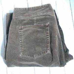 Chico's Dark Brown Corduroy Pants Size 1.5